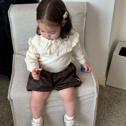 ニット・セーター 花柄レースフリル襟ニットプルオーバー【mh0011167】