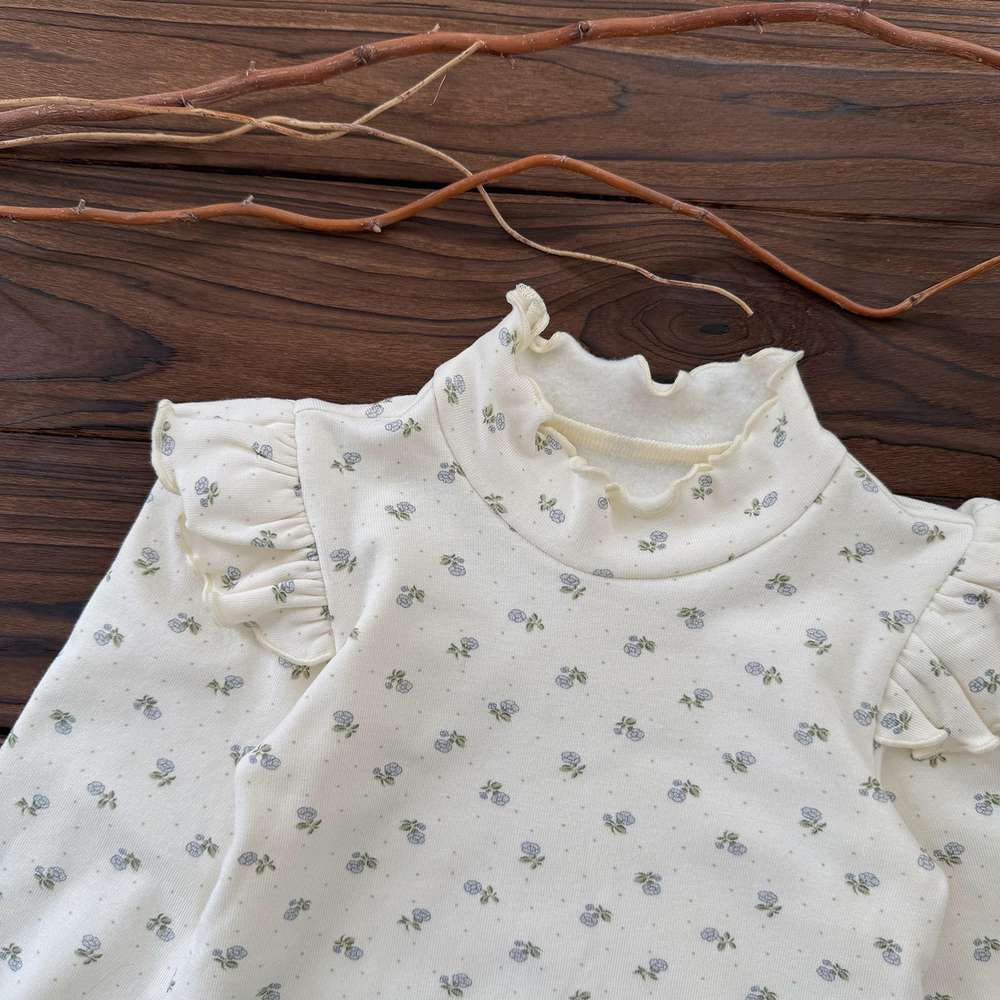 ロンパースセットアップ サスペンダーロンパース 手編み風 フラワーレース レースボンネット 帽子【mh0011504】