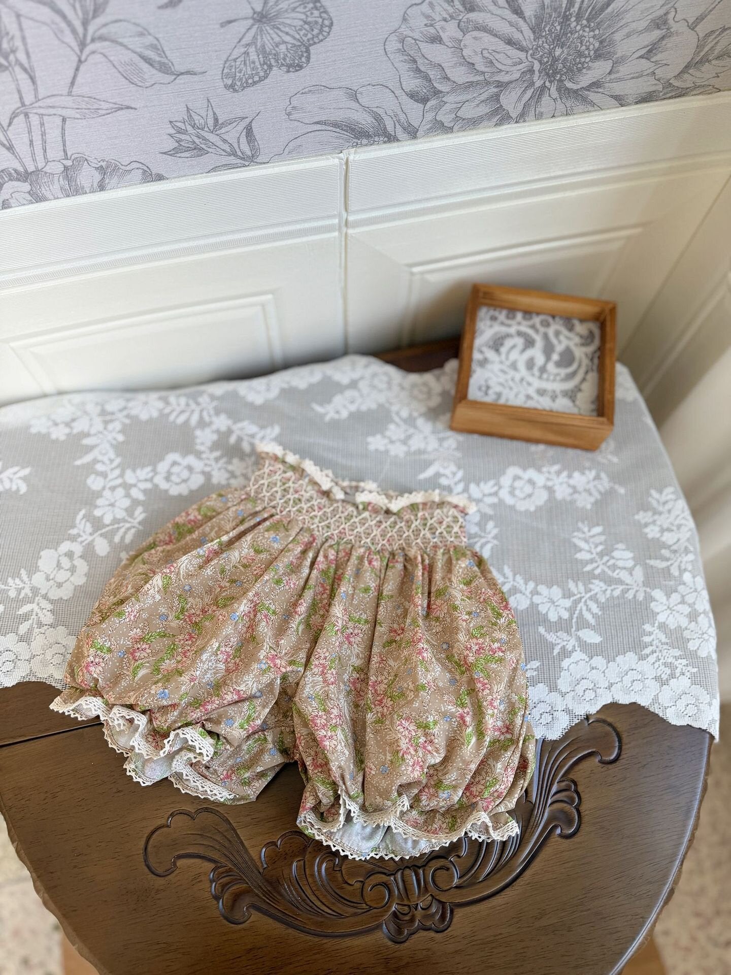 ハーフパンツ・ショートパンツ Orange / 73cm Lace Floral Lantern Shorts レース付花柄ランタンショーツ【mh0012114】