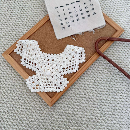 ショール White / One Size レースつけ襟 アタッチメントカラー レースショール襟【mh0011506】