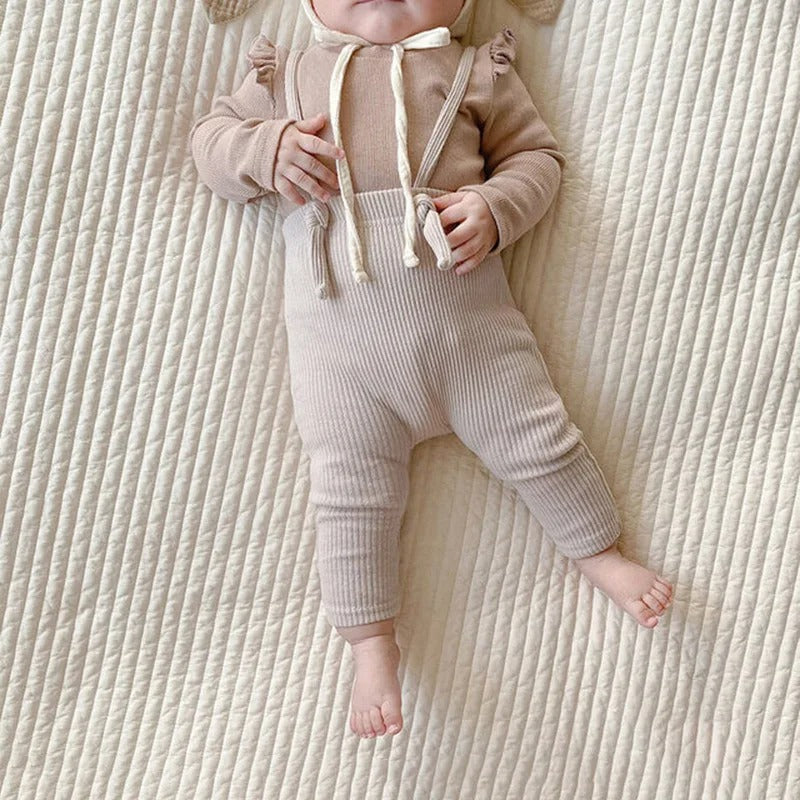 -ベビー サスペンダー レギンス パンツ【mh0000405】 - mamahalo shop - レギンスパンツ -  べビー服 - 子供服 - 男の子 - 女の子