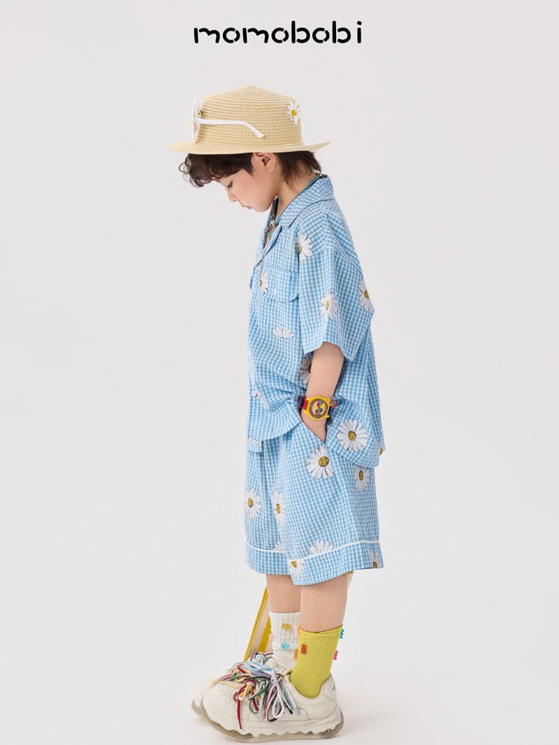 Daisy Floral Straw Hat デイジー 麦わら帽子【mh0013020】 Beige / One Size momobobi ベビー用帽子