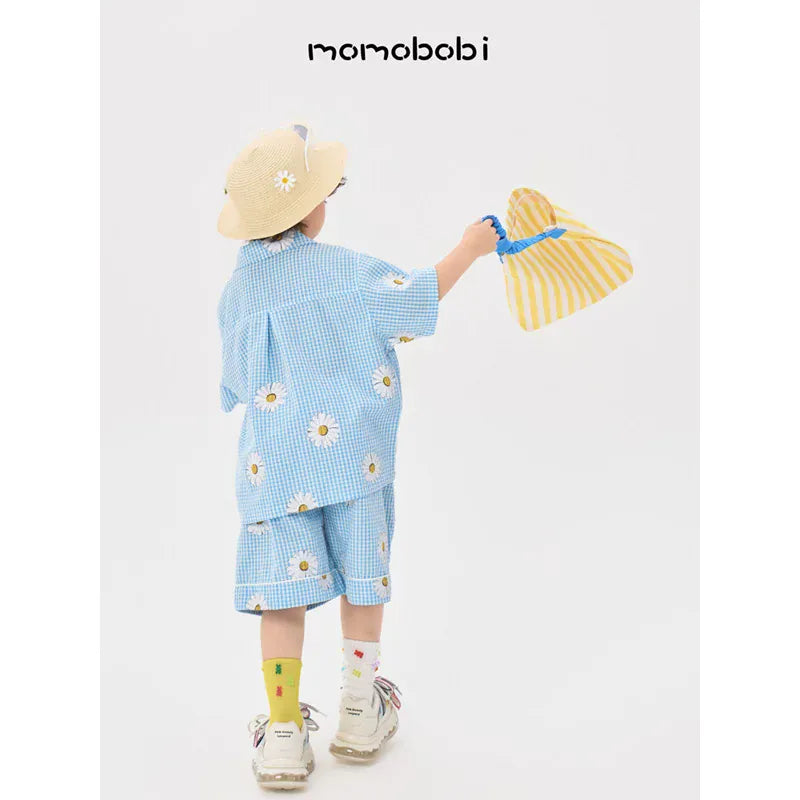 Daisy Floral Straw Hat デイジー 麦わら帽子【mh0013020】 Beige / One Size momobobi ベビー用帽子