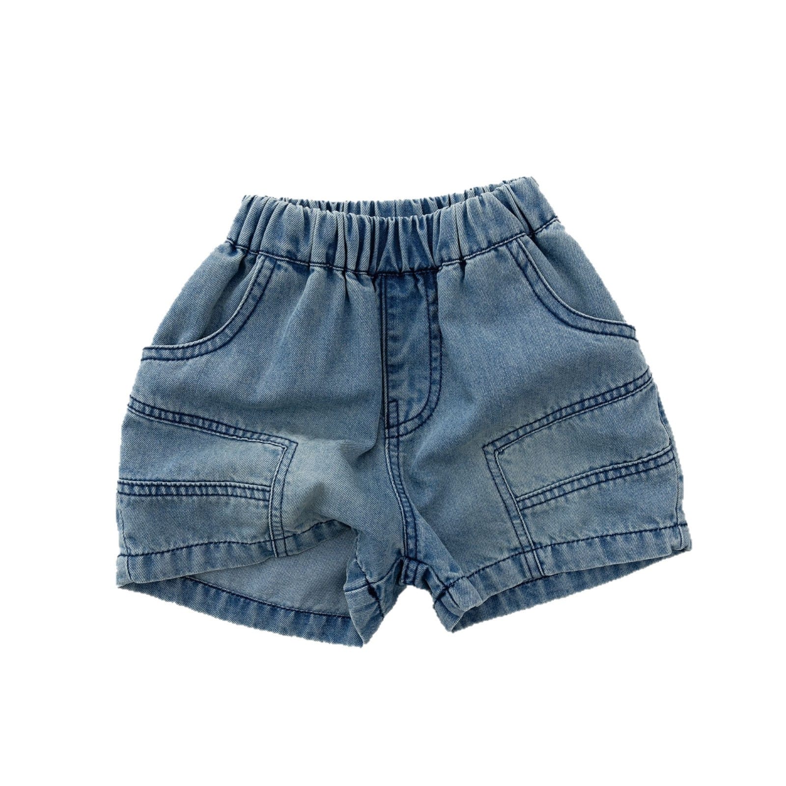 Denim Cargo Shorts カーゴポケット ショートパンツ【mh0013137】 명옥 muziyouyou ハーフパンツ・ショートパンツ
