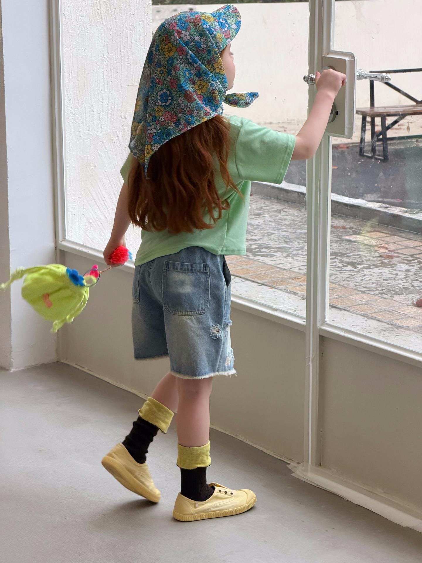 Distressed Denim Shorts フリンジ ダメージ ショートパンツ【mh0012893】 Jianzidan ハーフパンツ・ショートパンツ
