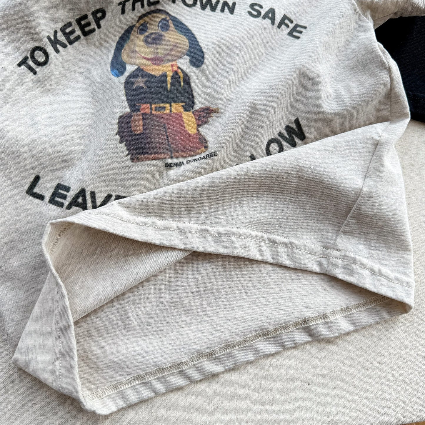 Dog Print Graphic T-shirt ドッグプリント 半袖Tシャツ【mh0013221】 ADbaby 半袖Tシャツ