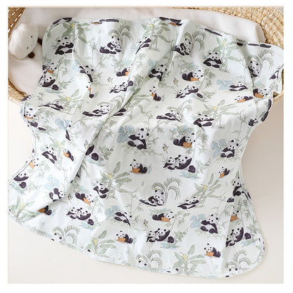 Double-Layer Gauze Blanket ダブルガーゼ ブランケット おくるみ【mh0012332】 Beitaoya