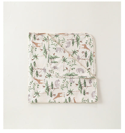 Double-Layer Gauze Blanket ダブルガーゼ ブランケット おくるみ【mh0012332】 Beitaoya