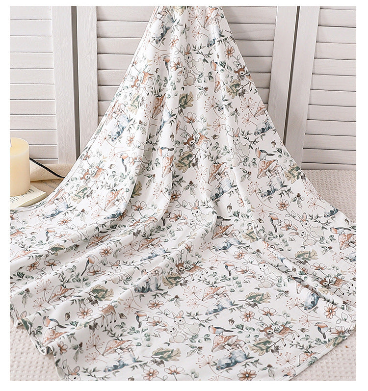 Double-Layer Gauze Blanket ダブルガーゼ ブランケット おくるみ【mh0012332】 Beitaoya