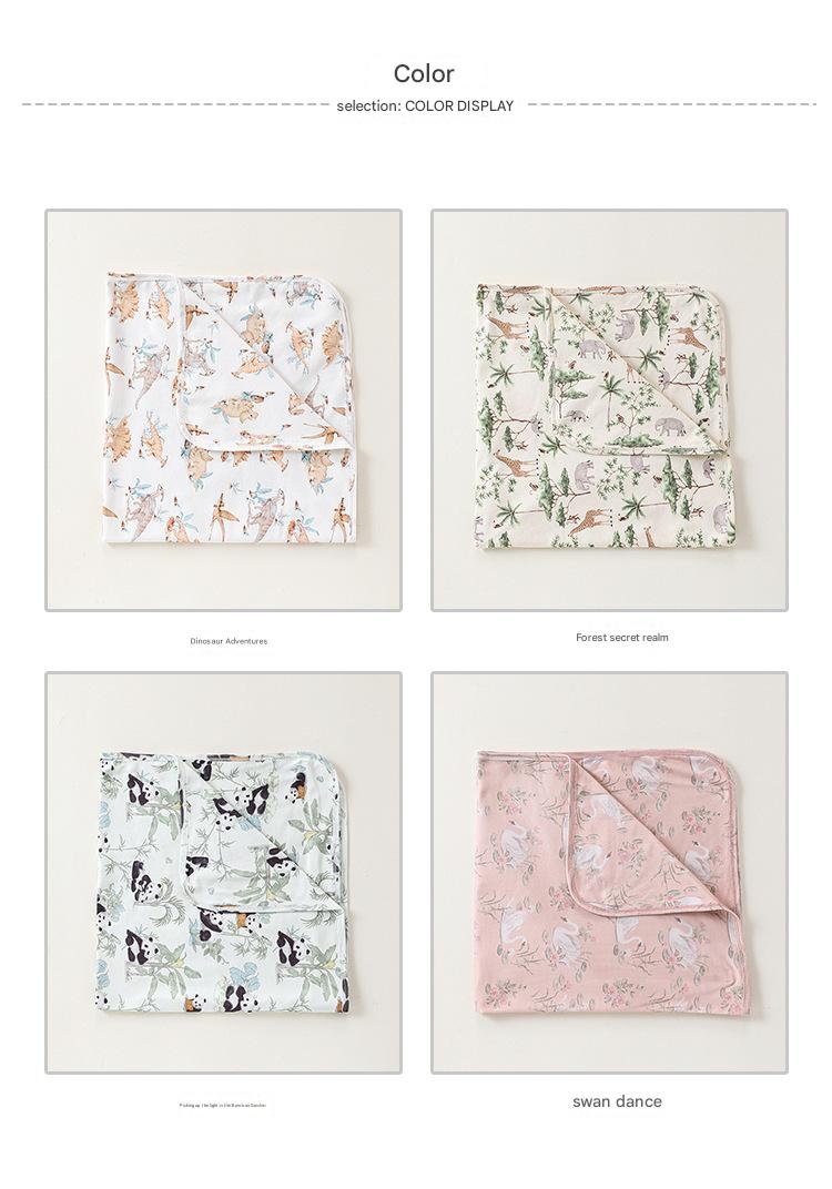 Double-Layer Gauze Blanket ダブルガーゼ ブランケット おくるみ【mh0012332】 Beitaoya