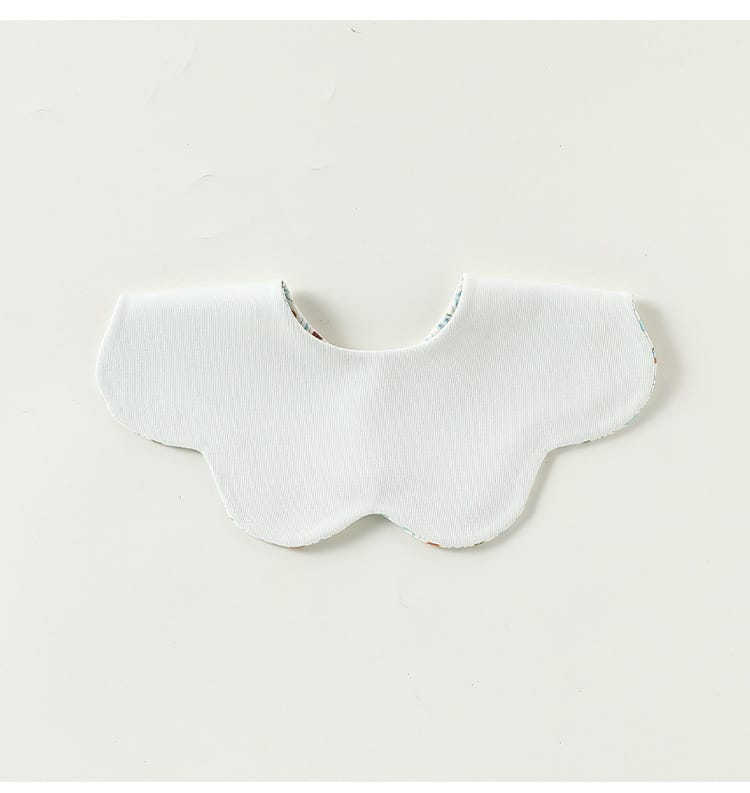 Double Sided Petal Shape Printed Cotton フルーツ チェリー スタイ【mh0012773】 Beitaoya よだれかけ