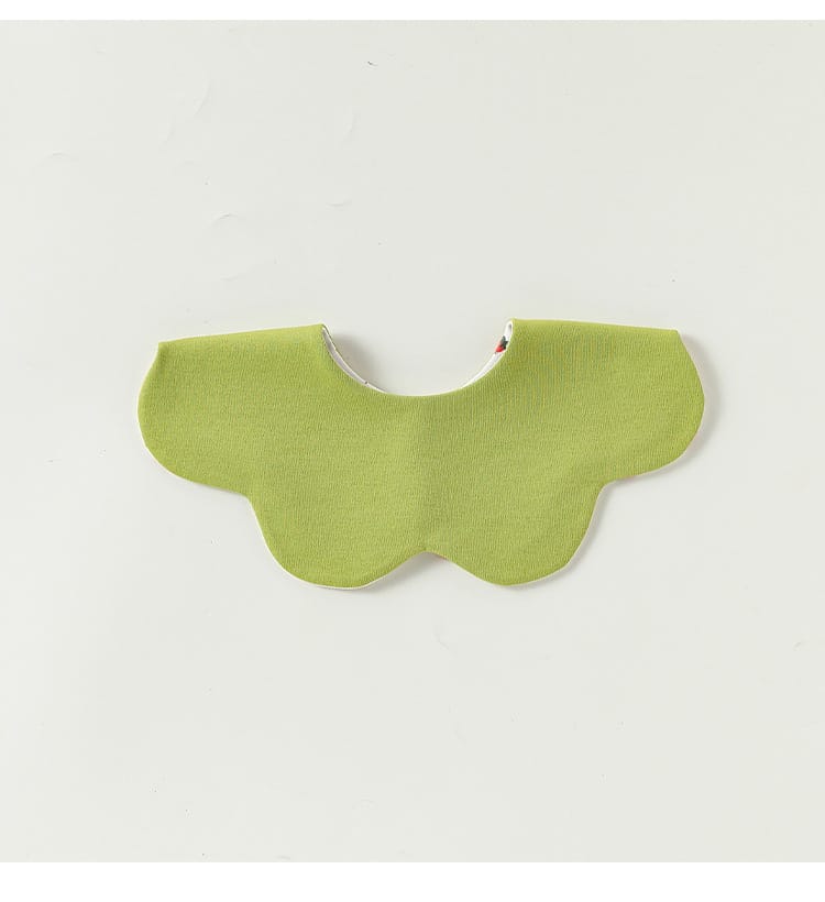 Double Sided Petal Shape Printed Cotton フルーツ チェリー スタイ【mh0012773】 Beitaoya よだれかけ