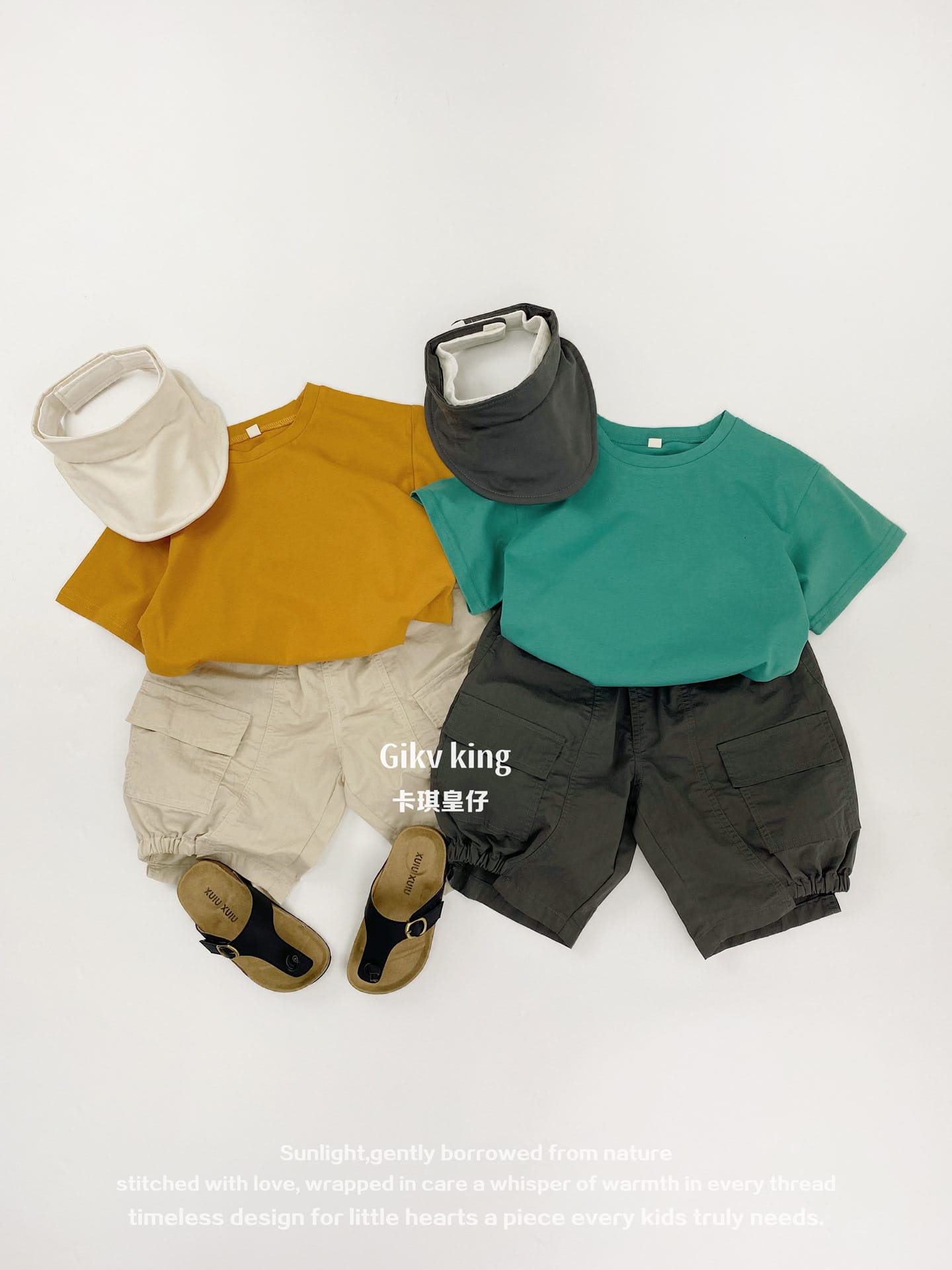 Dropped Shoulder Cotton Top 無地 シンプル 半袖Tシャツ【mh0012834】 Gikv king 半袖Tシャツ
