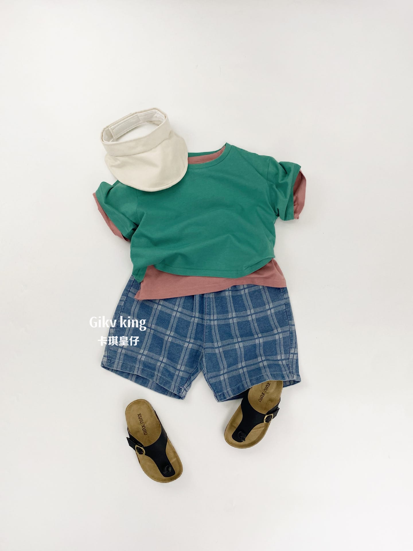 Dropped Shoulder Cotton Top 無地 シンプル 半袖Tシャツ【mh0012834】 Gikv king 半袖Tシャツ