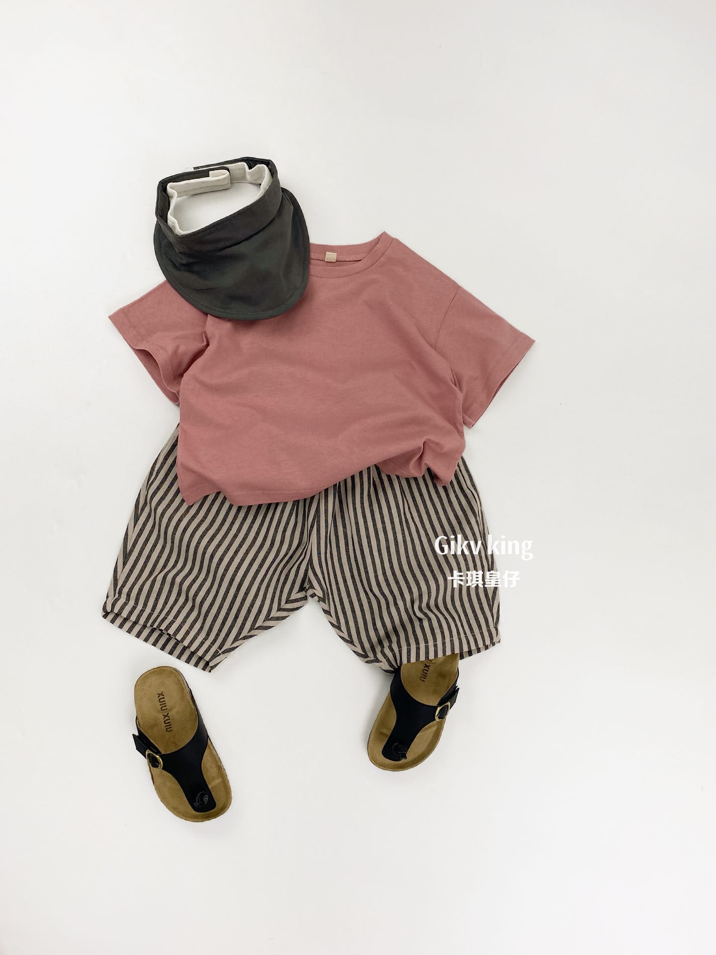 Dropped Shoulder Cotton Top 無地 シンプル 半袖Tシャツ【mh0012834】 Gikv king 半袖Tシャツ