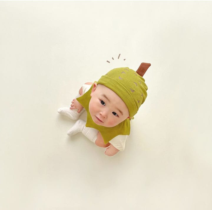 Durian Short Sleeve Romper With Hat ドリアン 半袖ロンパース【mh0013391】 TOMMY'S GIFTS 半袖ロンパース