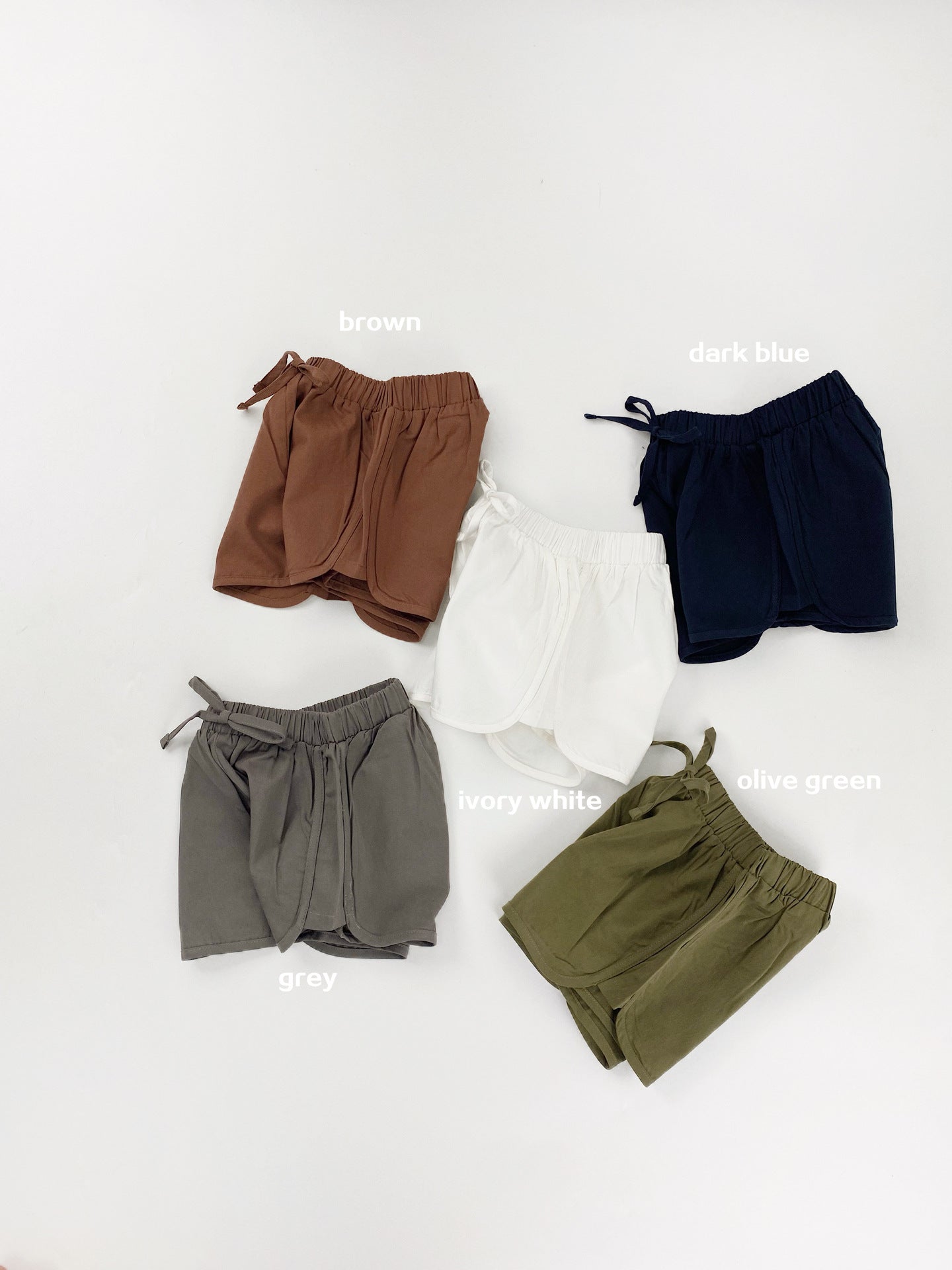 Elastic Waist Drawstring Dolphin Shorts 無地 ショートパンツ【mh0012840】 Gikv king ハーフパンツ・ショートパンツ