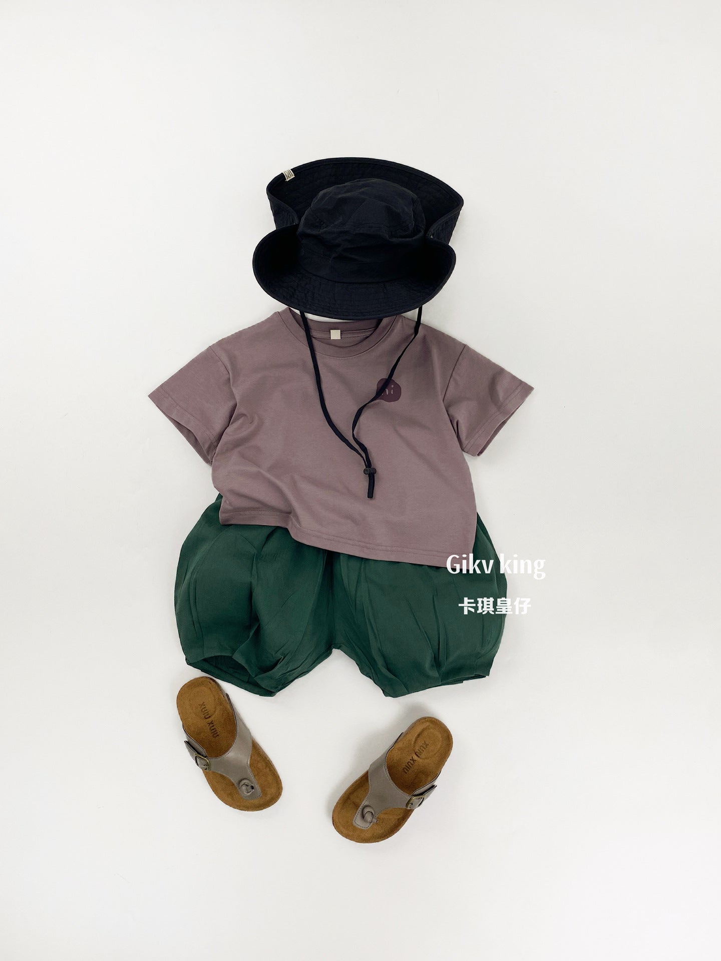 Elastic Waistband Cotton Bloomers 無地 バルーンショートパンツ【mh0012844】 Gikv king ハーフパンツ・ショートパンツ