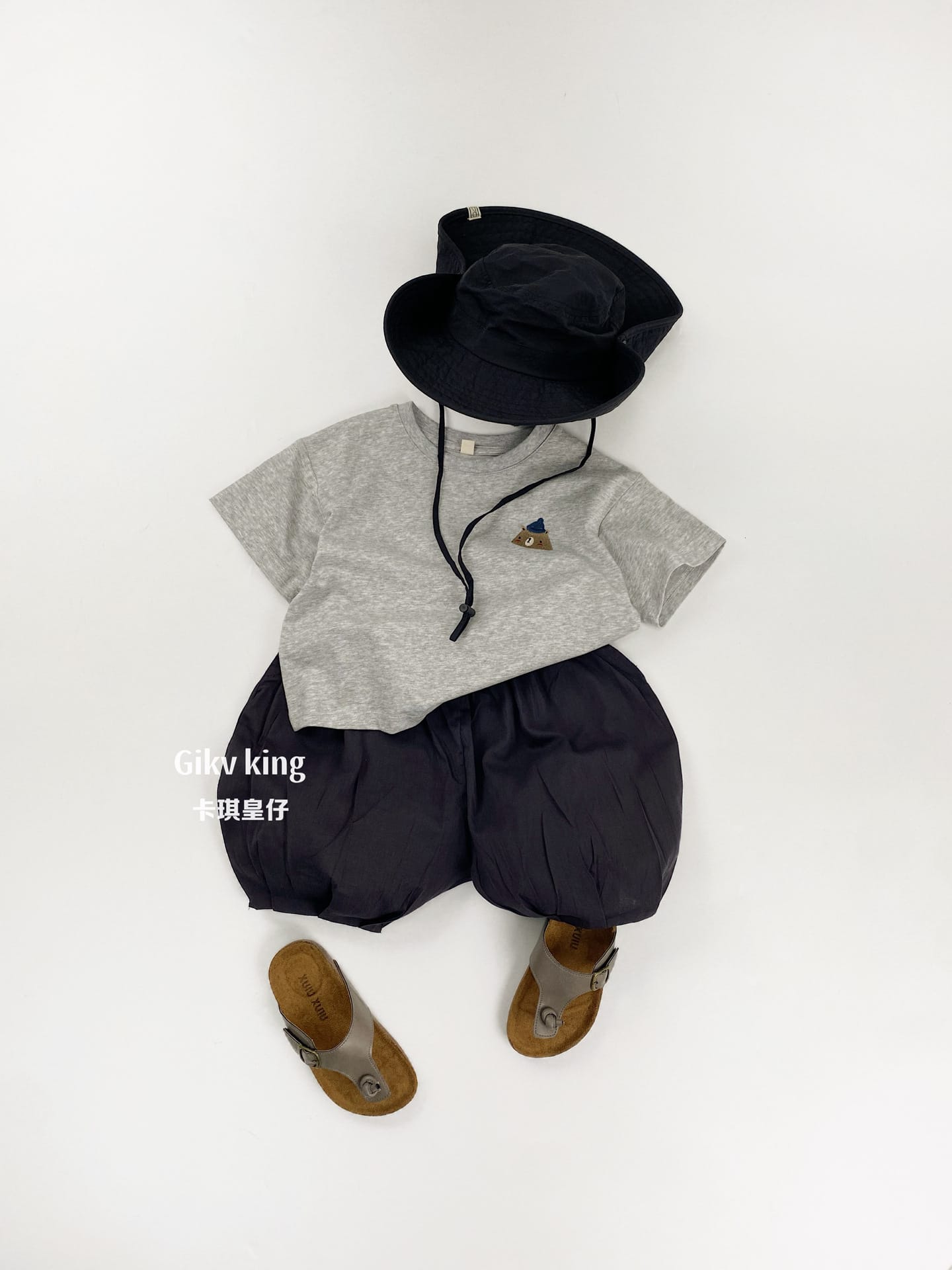 Elastic Waistband Cotton Bloomers 無地 バルーンショートパンツ【mh0012844】 Gikv king ハーフパンツ・ショートパンツ