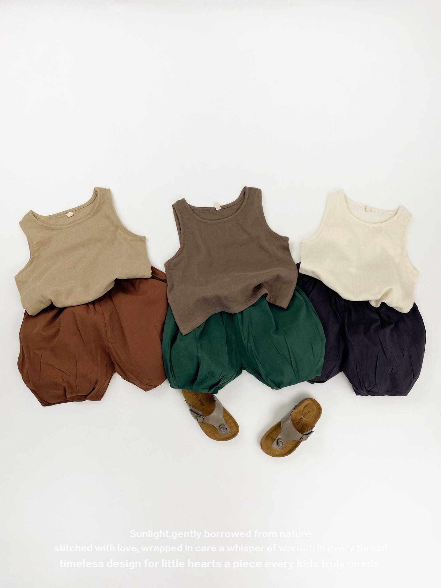 Elastic Waistband Cotton Bloomers 無地 バルーンショートパンツ【mh0012844】 Gikv king ハーフパンツ・ショートパンツ