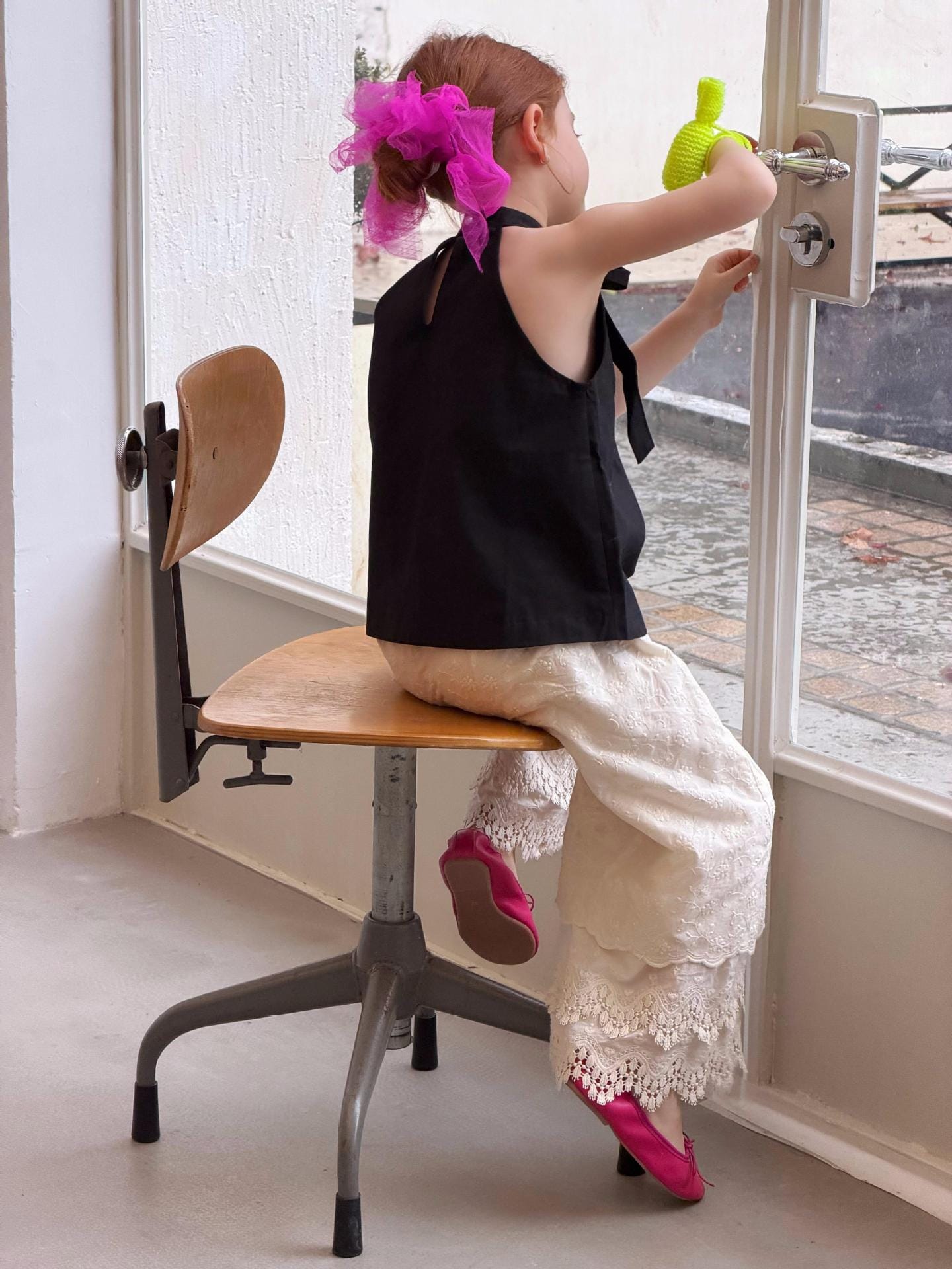 Elegant Bow Halterneck Top リボン ホルターネック ノースリーブTシャツ【mh0012886】 Jianzidan タンクトップ・キャミソール・ノースリーブトップス