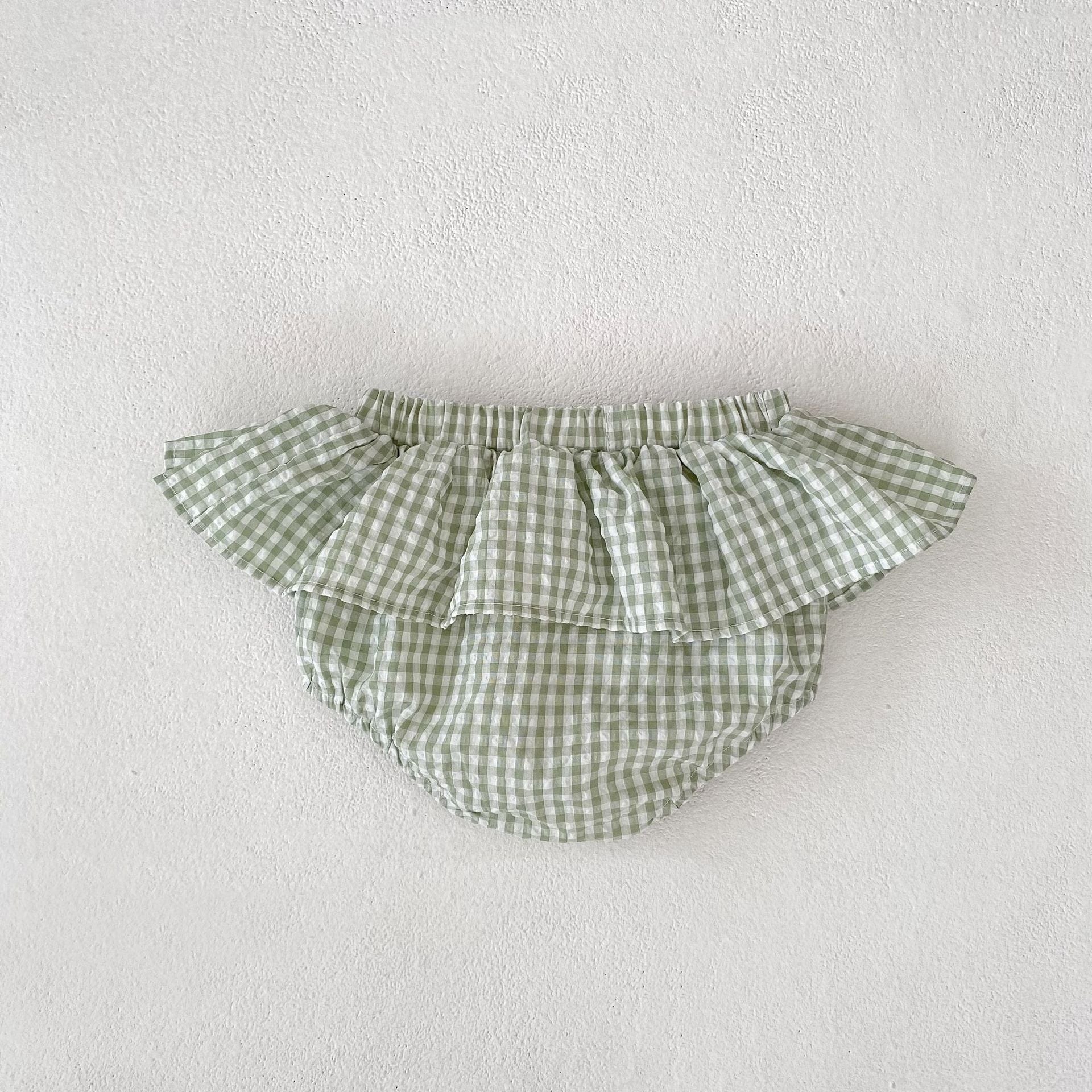 ノースリーブセットアップ ビッグリボンキャミソールブラウス+フリルブルマパンツセットアップ 2点セット【mh0010157】