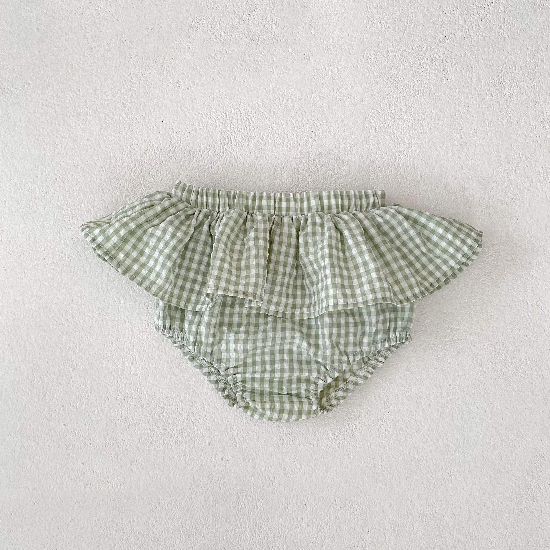 ノースリーブセットアップ ビッグリボンキャミソールブラウス+フリルブルマパンツセットアップ 2点セット【mh0010157】