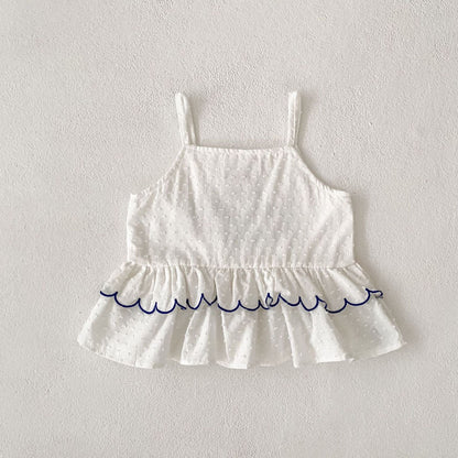 ノースリーブセットアップ ボヘミアン刺繍キャミソールトップス+フリルショートパンツセットアップ 2点セット【mh0010161】