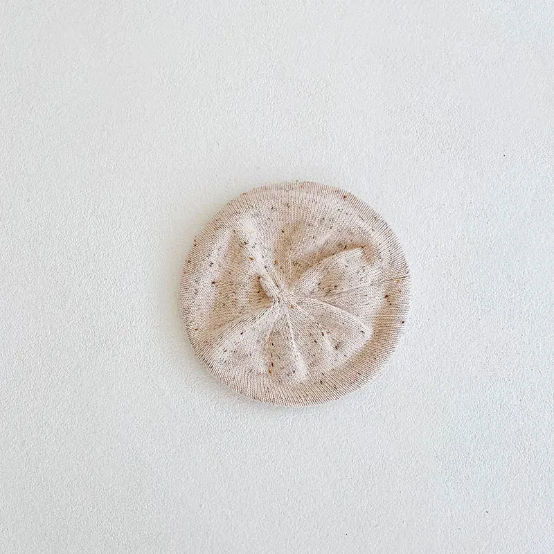 ベビー用帽子 Beige Apricot / One Size ベビー キッズ ニット ベレー帽 帽子【mh0000958】