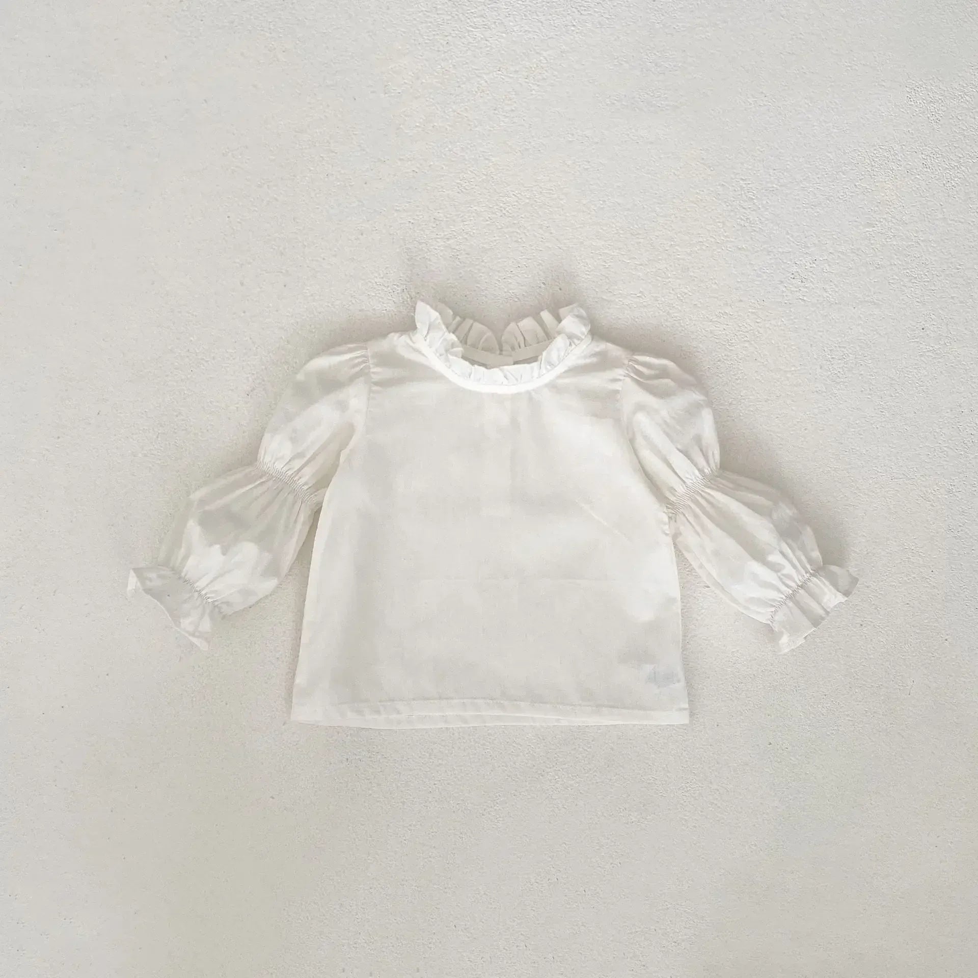 ノースリーブセットアップ beige t shirt / 73cm 6-9M ベビーキッズセットアップ 2点セット/トップス サーカス刺繍ノースリーブペプラムチュニック+バルーンショートパンツ/長袖バブルスリーブブラウス【mh0007172】