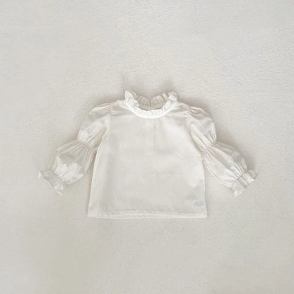 ノースリーブセットアップ beige t shirt / 73cm 6-9M ベビーキッズセットアップ 2点セット/トップス サーカス刺繍ノースリーブペプラムチュニック+バルーンショートパンツ/長袖バブルスリーブブラウス【mh0007172】