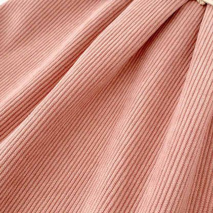 ノースリーブロンパース Bow Corduroy Romper リボン コーデュロイ 長袖ロンパース【mh0012185】