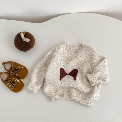 ニット・セーター Cotton Crew Neck Knitted Sweater コットン クルーネック ニット セーター【mh0012162】