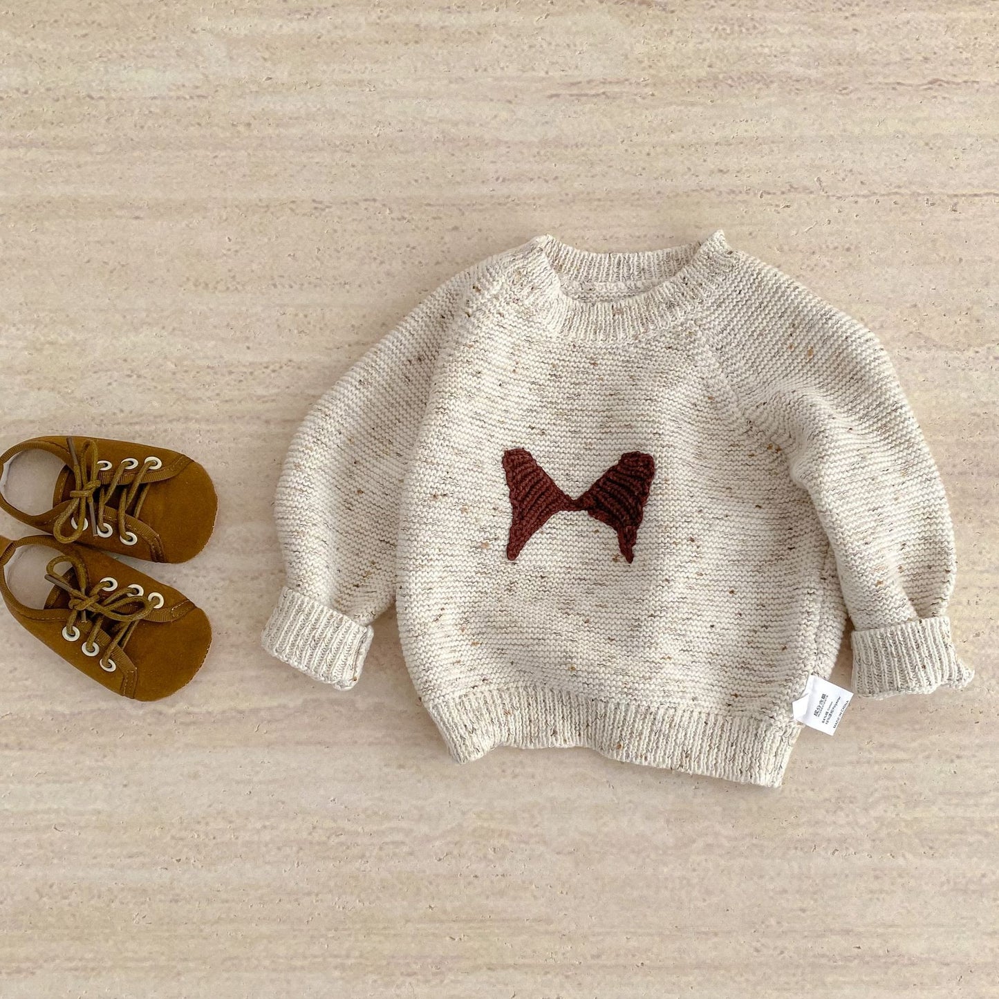 ニット・セーター Cotton Crew Neck Knitted Sweater コットン クルーネック ニット セーター【mh0012162】