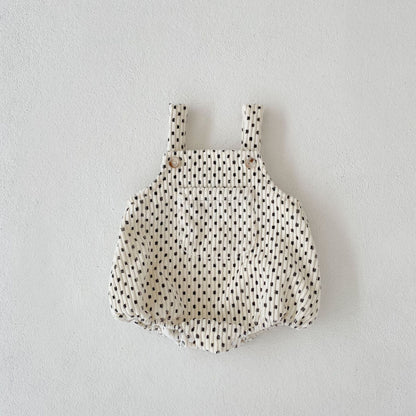 ノースリーブロンパース Dot / 66cm Flower Print Corduroy Jumpsuit フラワー コーデュロイ ロンパース【mh0011991】