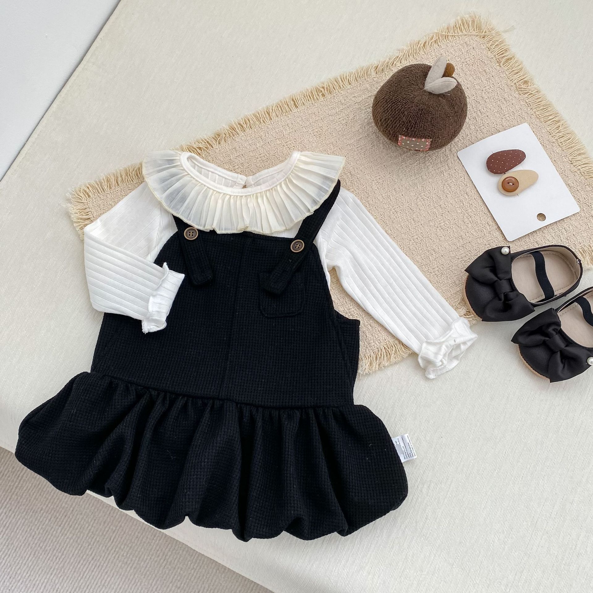 ノースリーブワンピース Floral Print Suspender Dress 花柄 サスペンダー ドレス ワンピース【mh0012165】