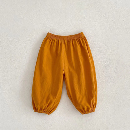 ロングパンツ・スウェットパンツ Ginger / 66cm ベビーパンツ サマールーズロングパンツ 無地/うさぎラビットプリント 2カラー【mh0006086】