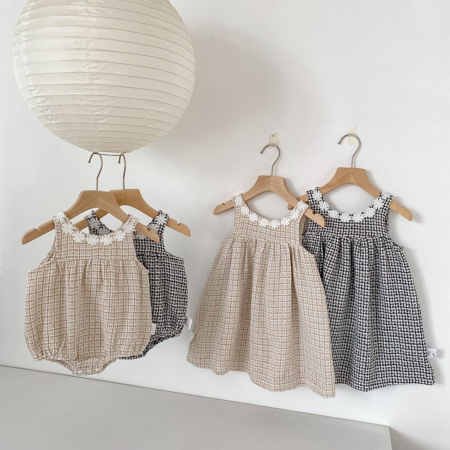 ノースリーブロンパース Girls Fashionable Dress & Jumpsuit Set ガールズ ファッション ドレス ジャンプスーツ【mh0012168】
