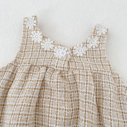 ノースリーブロンパース Girls Fashionable Dress & Jumpsuit Set ガールズ ファッション ドレス ジャンプスーツ【mh0012168】