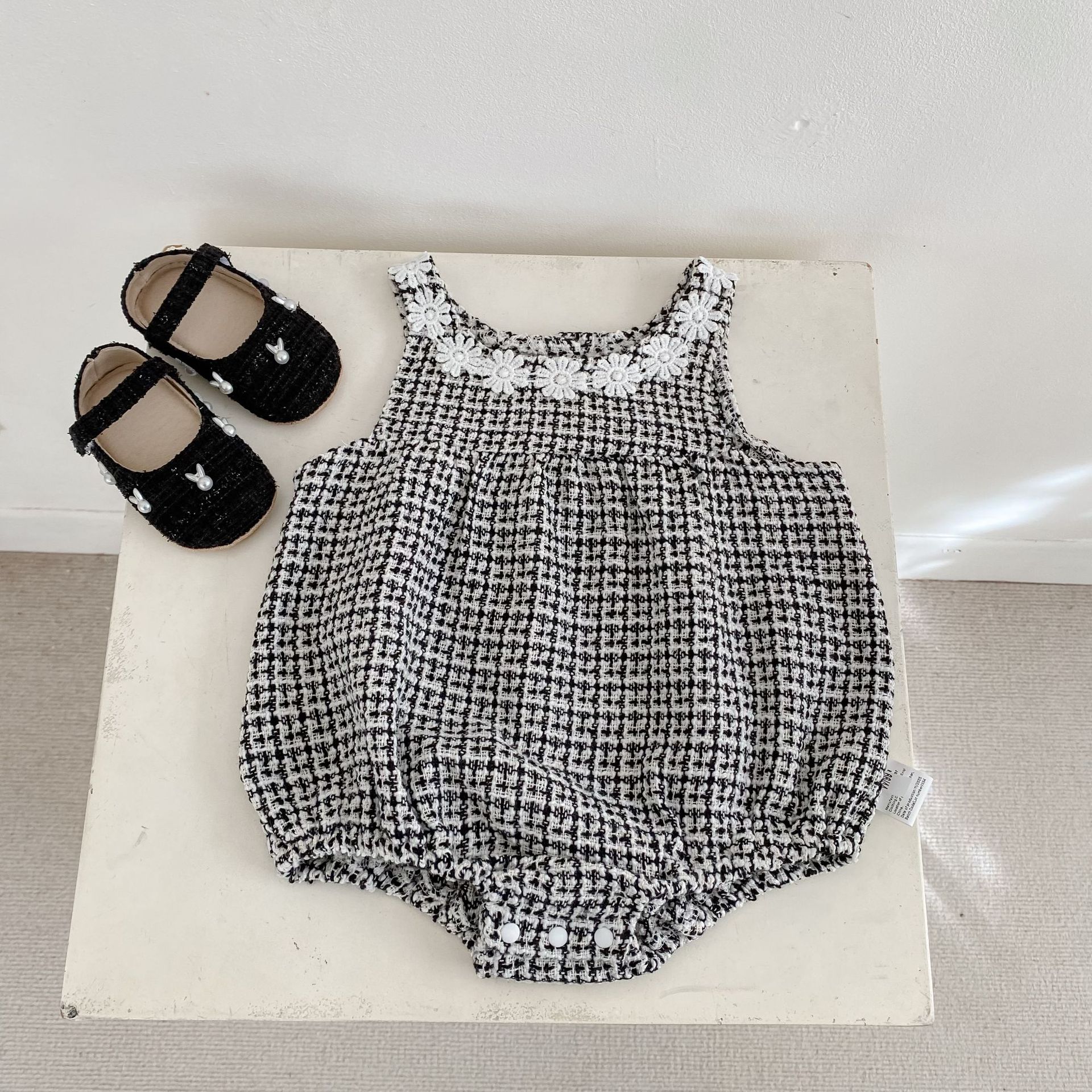 ノースリーブロンパース Girls Fashionable Dress & Jumpsuit Set ガールズ ファッション ドレス ジャンプスーツ【mh0012168】