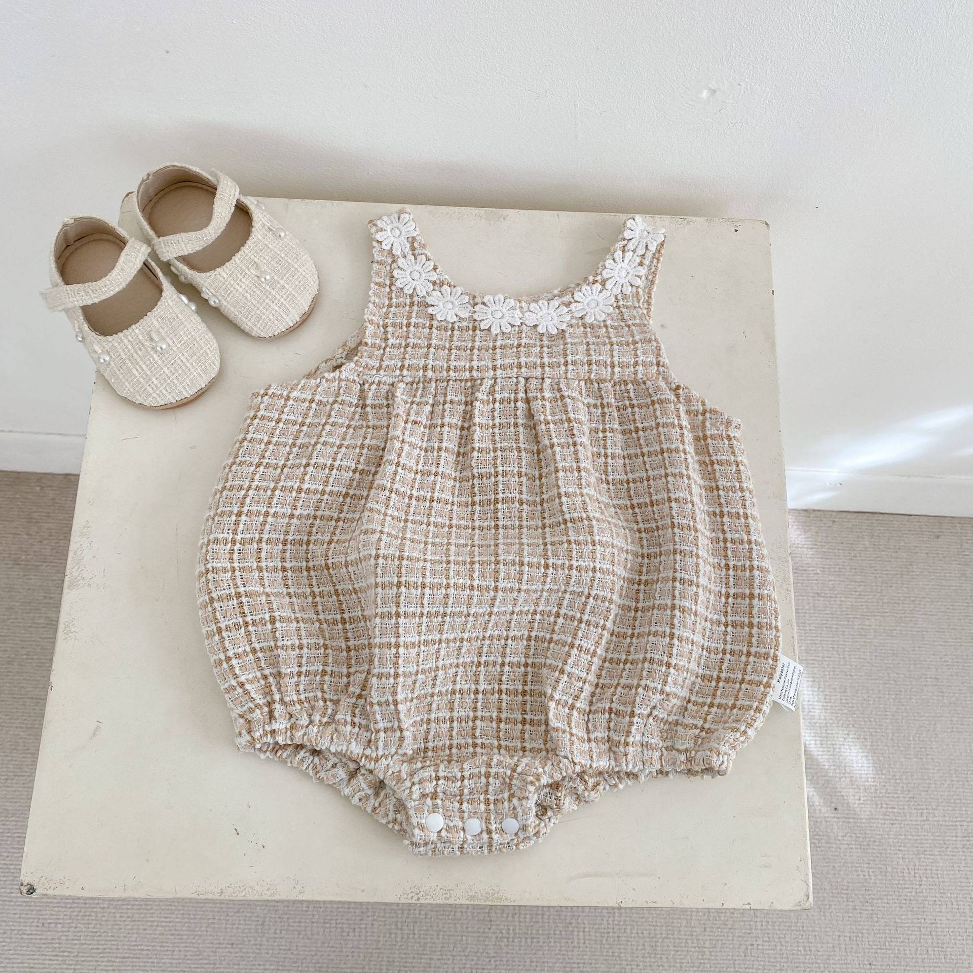 ノースリーブロンパース Girls Fashionable Dress & Jumpsuit Set ガールズ ファッション ドレス ジャンプスーツ【mh0012168】
