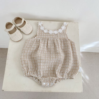 ノースリーブロンパース Girls Fashionable Dress & Jumpsuit Set ガールズ ファッション ドレス ジャンプスーツ【mh0012168】