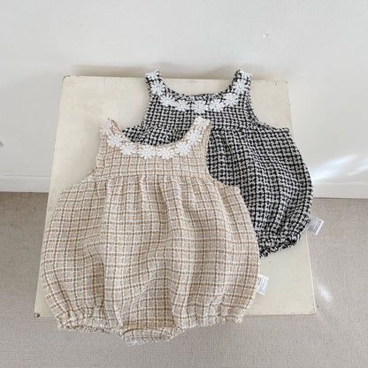 ノースリーブロンパース Girls Fashionable Dress & Jumpsuit Set ガールズ ファッション ドレス ジャンプスーツ【mh0012168】