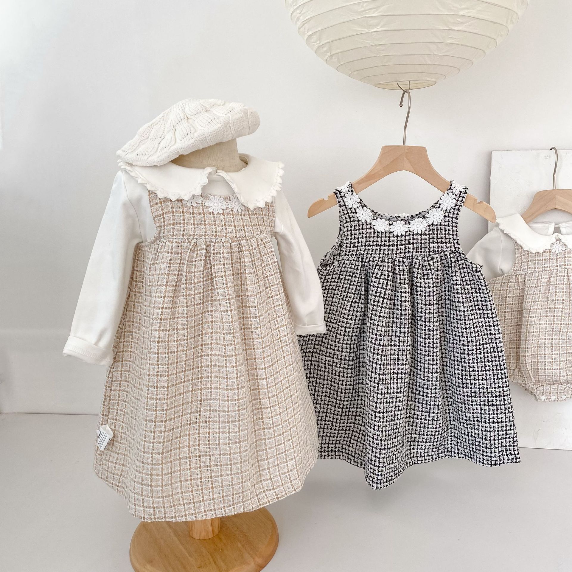 ノースリーブロンパース Girls Fashionable Dress & Jumpsuit Set ガールズ ファッション ドレス ジャンプスーツ【mh0012168】