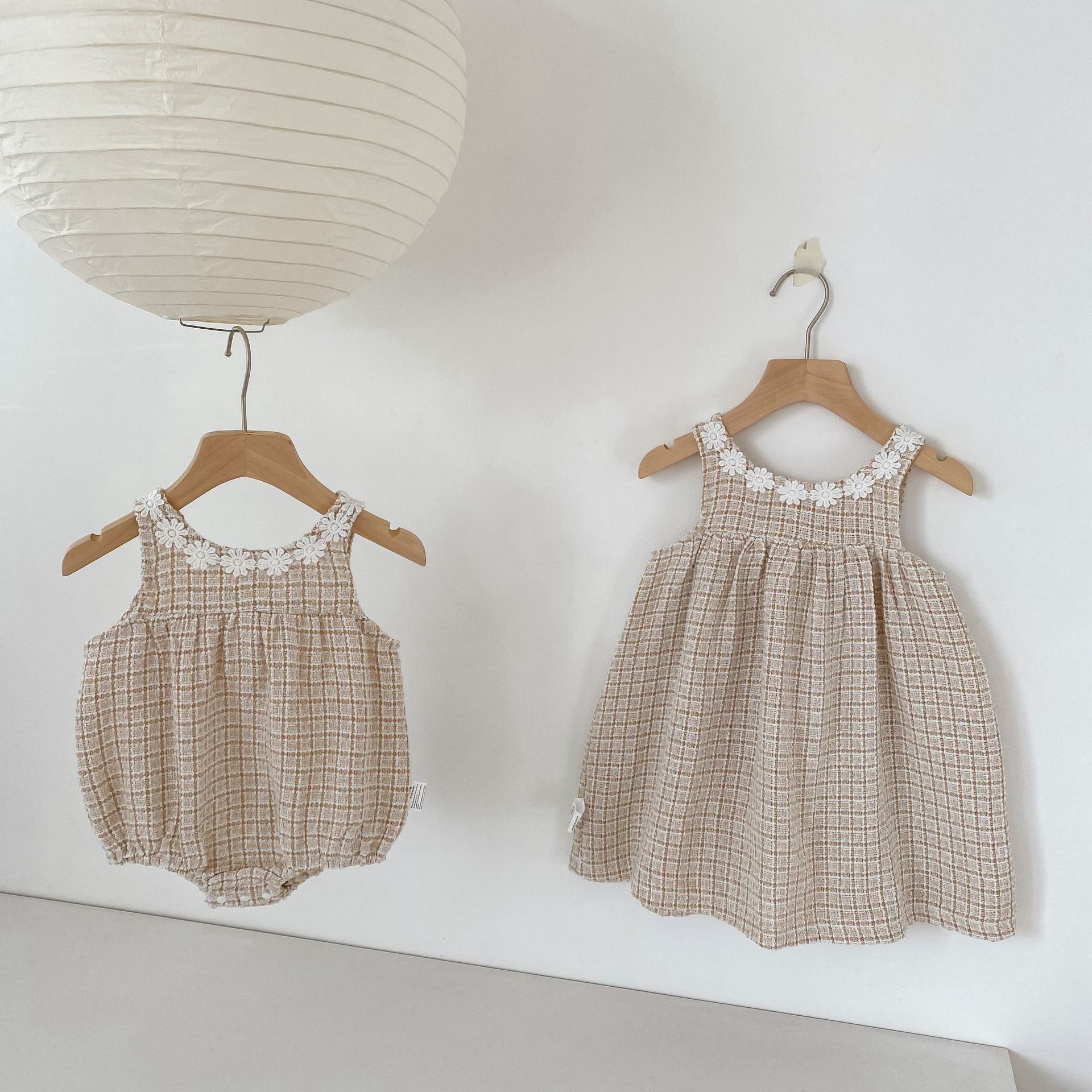 ノースリーブロンパース Girls Fashionable Dress & Jumpsuit Set ガールズ ファッション ドレス ジャンプスーツ【mh0012168】
