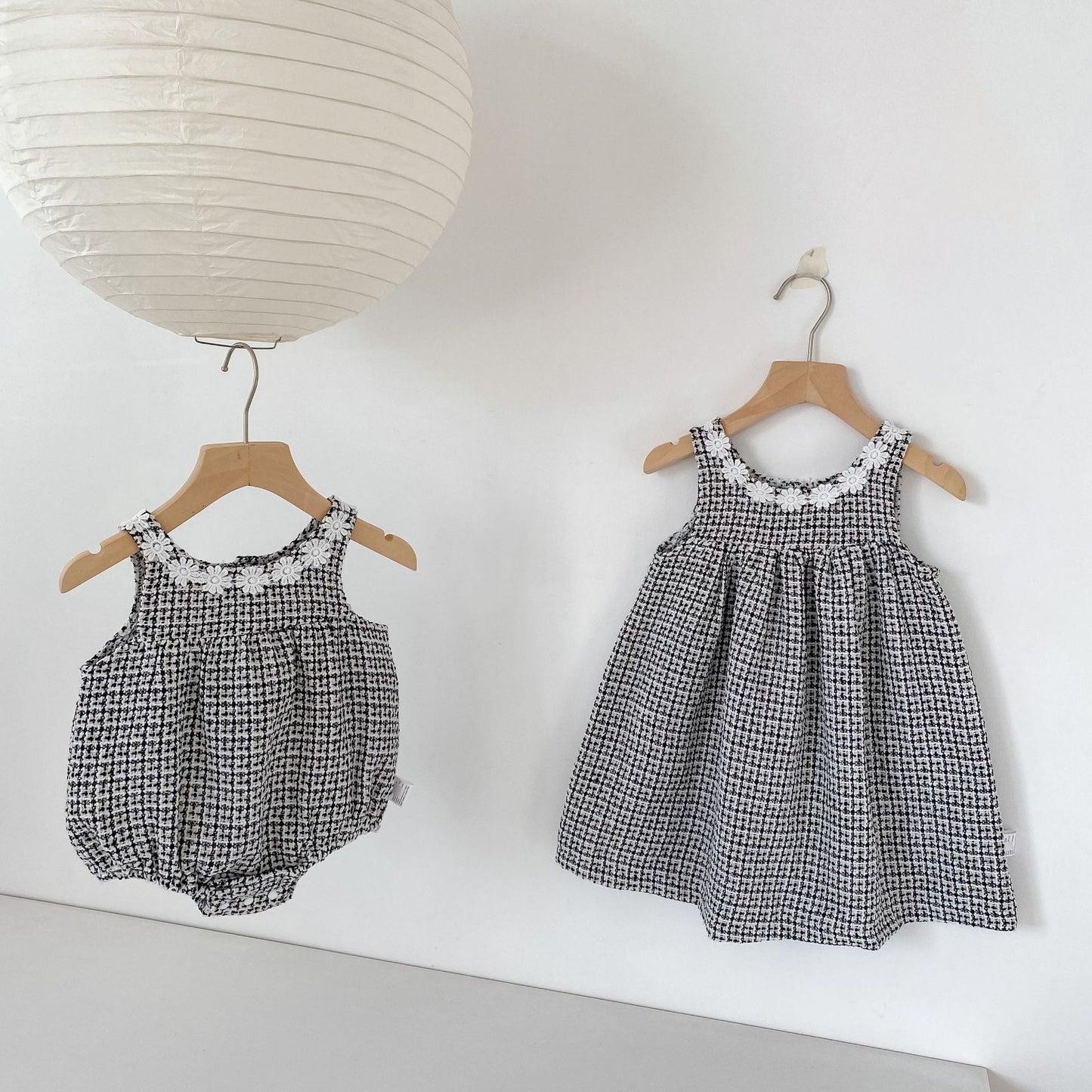ノースリーブロンパース Girls Fashionable Dress & Jumpsuit Set ガールズ ファッション ドレス ジャンプスーツ【mh0012168】