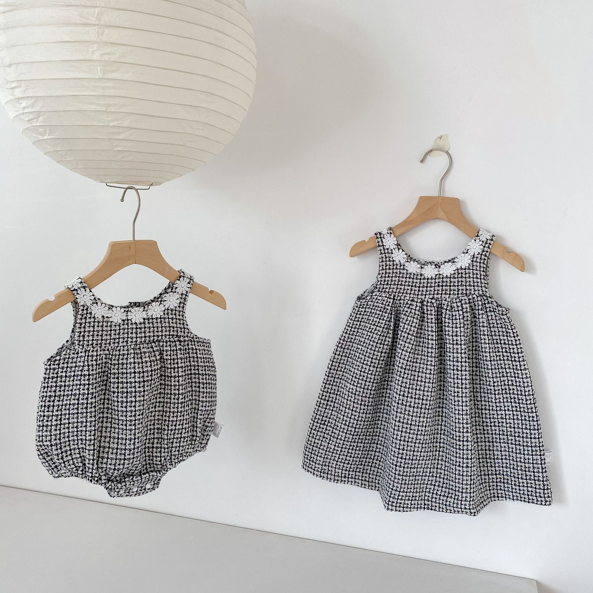 ノースリーブロンパース Girls Fashionable Dress & Jumpsuit Set ガールズ ファッション ドレス ジャンプスーツ【mh0012168】