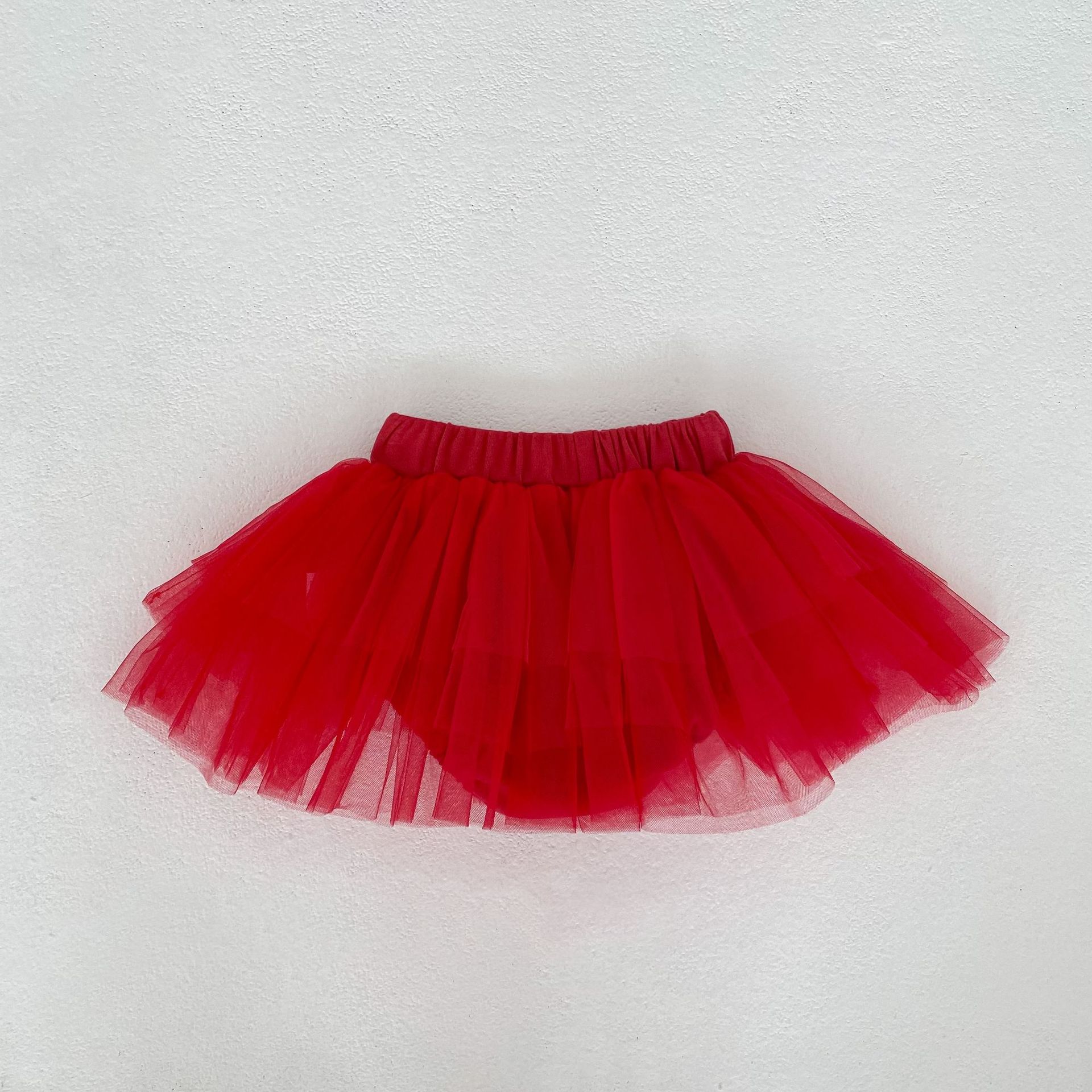 スカート Girls Mesh Tulle Layered Skirt ガールズ メッシュ チュール ケーキスカート【mh0012170】