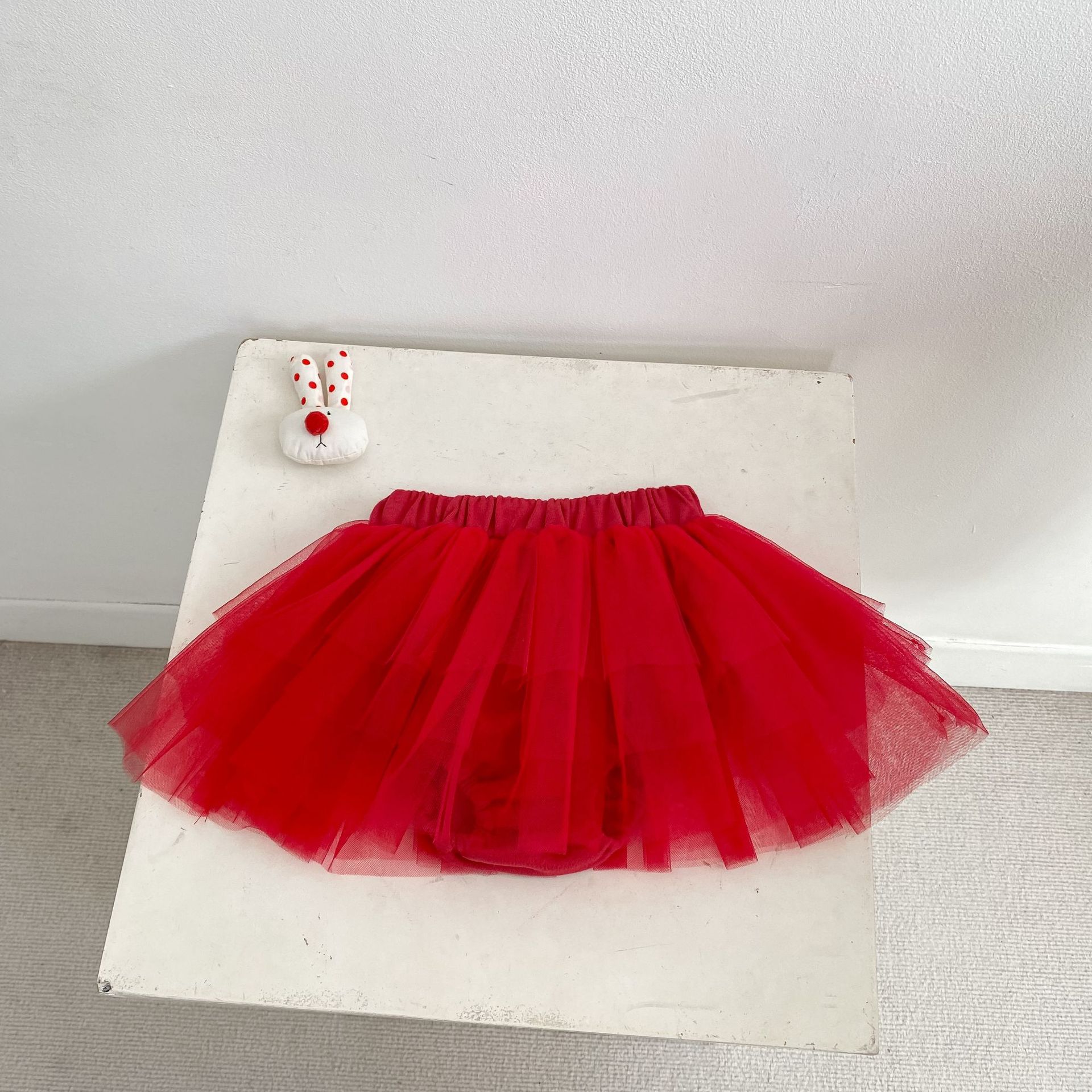 スカート Girls Mesh Tulle Layered Skirt ガールズ メッシュ チュール ケーキスカート【mh0012170】