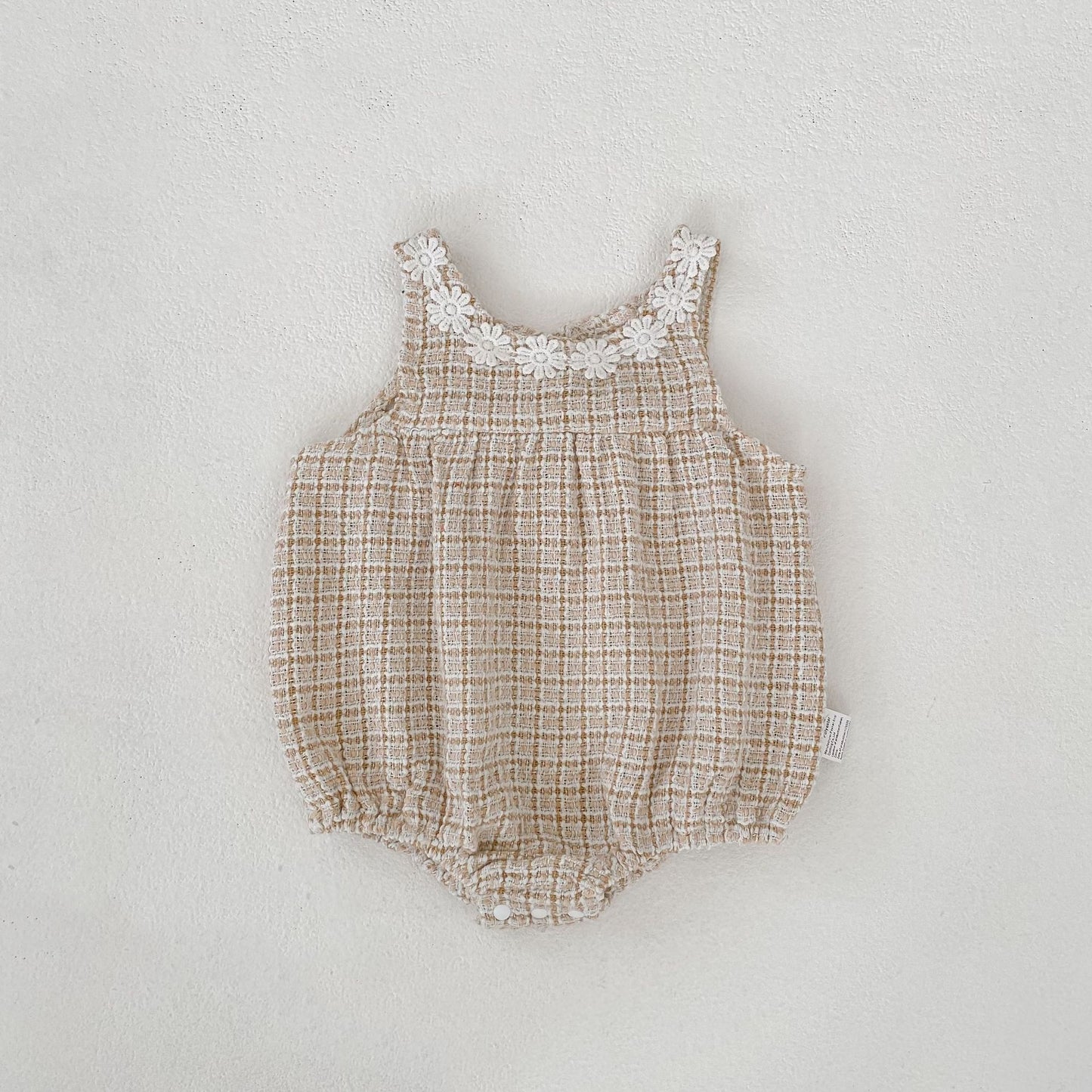 ノースリーブロンパース Khaki Romper / 66cm Girls Fashionable Dress & Jumpsuit Set ガールズ ファッション ドレス ジャンプスーツ【mh0012168】
